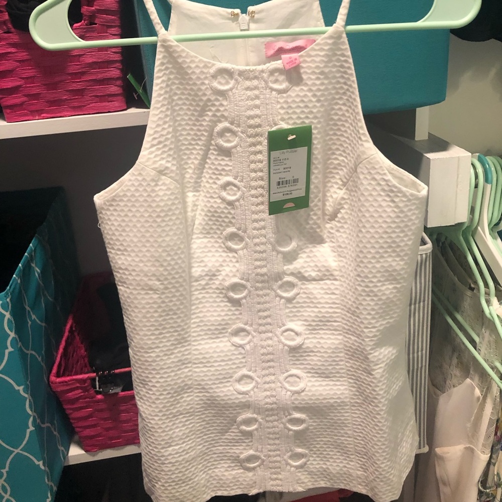 Annabelle White Lilly Pulitzer Shirt Size 0